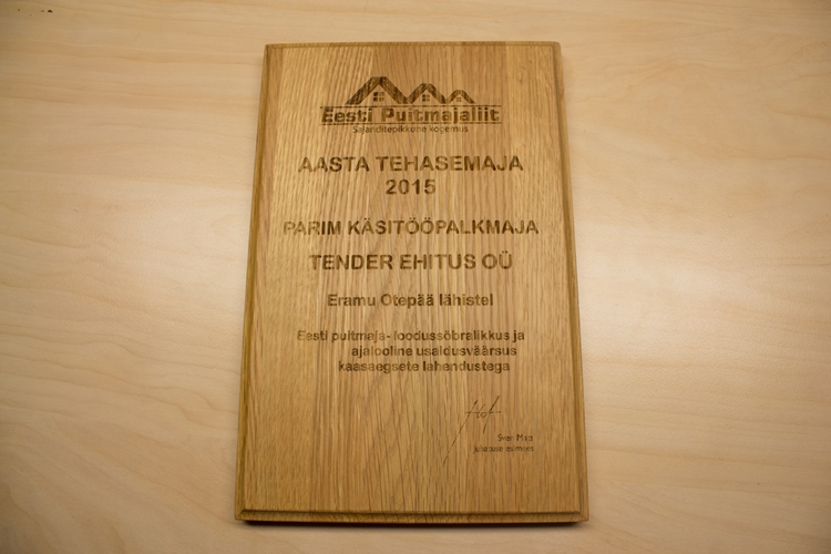 Tender - parim käsitööpalkmaja 2015. margus@kasinveistetythirsitalot.eu +372 511 6172